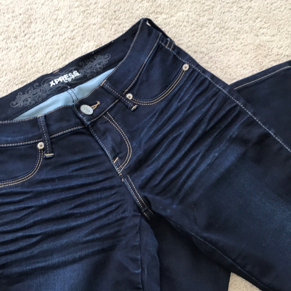 Dark denim